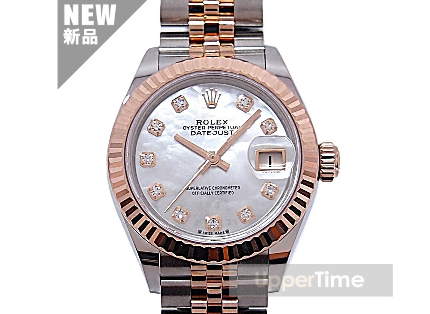ロレックス ジュビリーブレスレット レディース 新品)ROLEX ロレックス デイトジャスト 28 279171 ロゼ