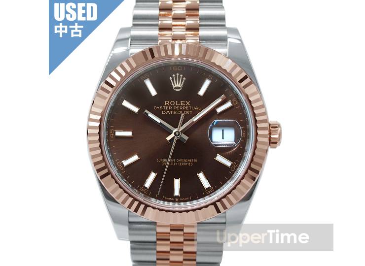 ロレックス デイトジャスト41 チョコレートバー 2023年式 Ref.126331/J | UpperTime