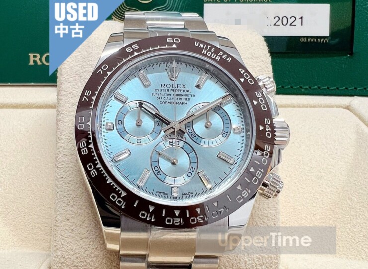 ロレックス デイトナ プラチナ アイスブルー 2021年式 Ref.116506A