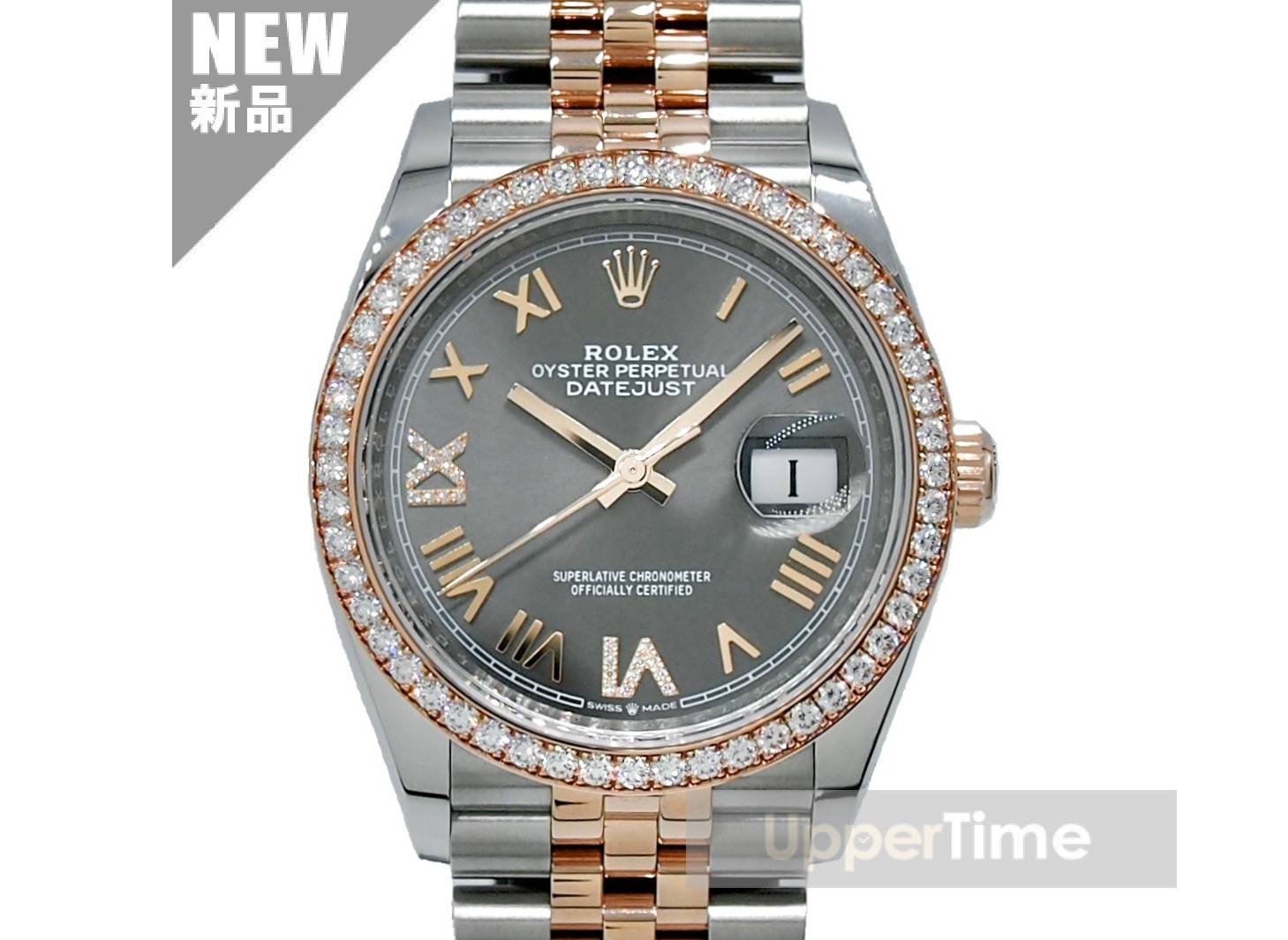 �f�C�g�W���X�g 126281RBR [���[�}�� VI/IX�_�C�� �W���r���[�u���X���b�g �X���[�g]